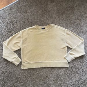 CHARLES RIVER oversized yellow crewneck women’s medium